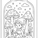 Life in a Jar kids Coloring Pages