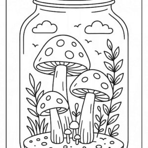 Life in a Jar kids Coloring Pages