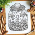 Life in a Jar kids Coloring Pages