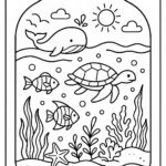 Life in a Jar kids Coloring Pages