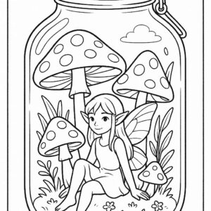 Life in a Jar kids Coloring Pages