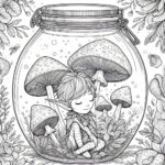 Life in a Jar kids Coloring Pages