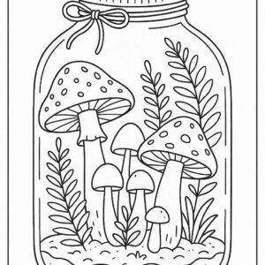 Life in a Jar kids Coloring Pages
