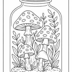 Life in a Jar kids Coloring Pages
