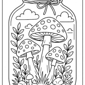 Life in a Jar kids Coloring Pages