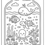 Life in a Jar kids Coloring Pages