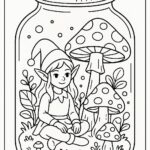Life in a Jar kids Coloring Pages