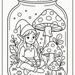 Life in a Jar kids Coloring Pages