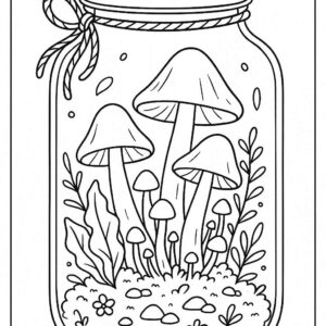 Life in a Jar kids Coloring Pages