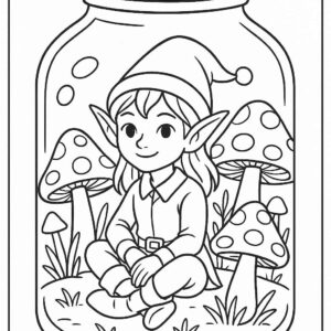 Life in a Jar kids Coloring Pages