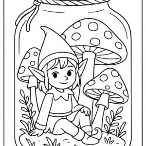 Life in a Jar kids Coloring Pages