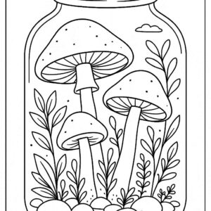 Life in a Jar kids Coloring Pages