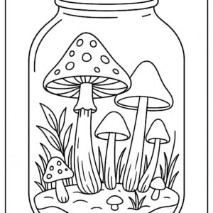 Life in a Jar kids Coloring Pages