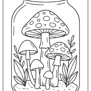 Life in a Jar kids Coloring Pages