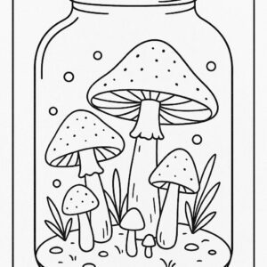 Life in a Jar kids Coloring Pages