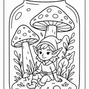 Life in a Jar kids Coloring Pages