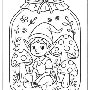 Life in a Jar kids Coloring Pages