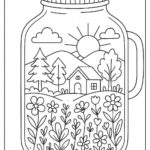 Life in a Jar kids Coloring Pages