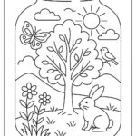 Life in a Jar kids Coloring Pages