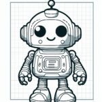 Robot Coloring Page