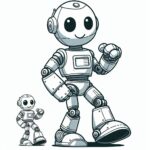 Robot Coloring Page