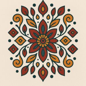 Vintage Seamless Art Pattern