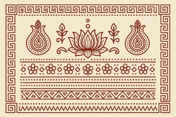 Vintage Seamless Art Pattern