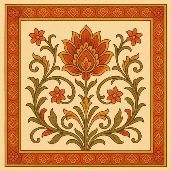 Vintage Seamless Art Pattern