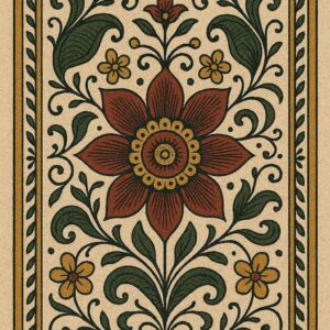 Vintage Seamless Art Pattern