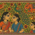 Vintage Madhubani Art Print
