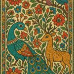 Vintage Madhubani Art Print