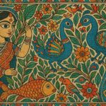 Vintage Madhubani Art Print