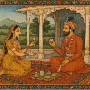 Vintage Mughal and Rajasthani Art illustration