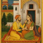 Vintage Mughal and Rajasthani Art illustration