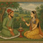 Vintage Mughal and Rajasthani Art illustration