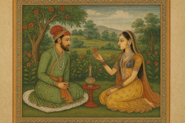 Vintage Mughal and Rajasthani Art illustration