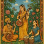 Vintage Mughal and Rajasthani Art illustration