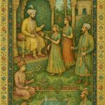 Vintage Mughal and Rajasthani Art illustration