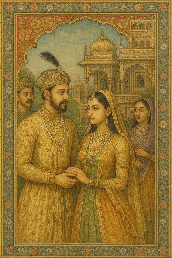 Vintage Mughal and Rajasthani Art illustration