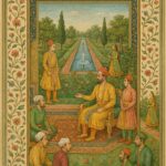 Vintage Mughal and Rajasthani Art illustration
