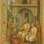 Vintage Mughal and Rajasthani Art illustration