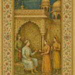 Vintage Mughal and Rajasthani Art illustration
