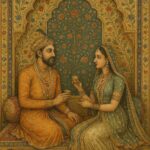 Vintage Mughal and Rajasthani Art illustration