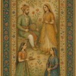 Vintage Mughal and Rajasthani Art illustration