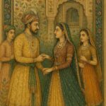 Vintage Mughal and Rajasthani Art illustration