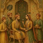 Vintage Mughal and Rajasthani Art illustration