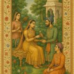 Vintage Mughal and Rajasthani Art illustration