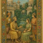 Vintage Mughal and Rajasthani Art illustration