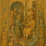 Vintage Mughal and Rajasthani Art illustration