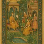 Vintage Mughal and Rajasthani Art illustration